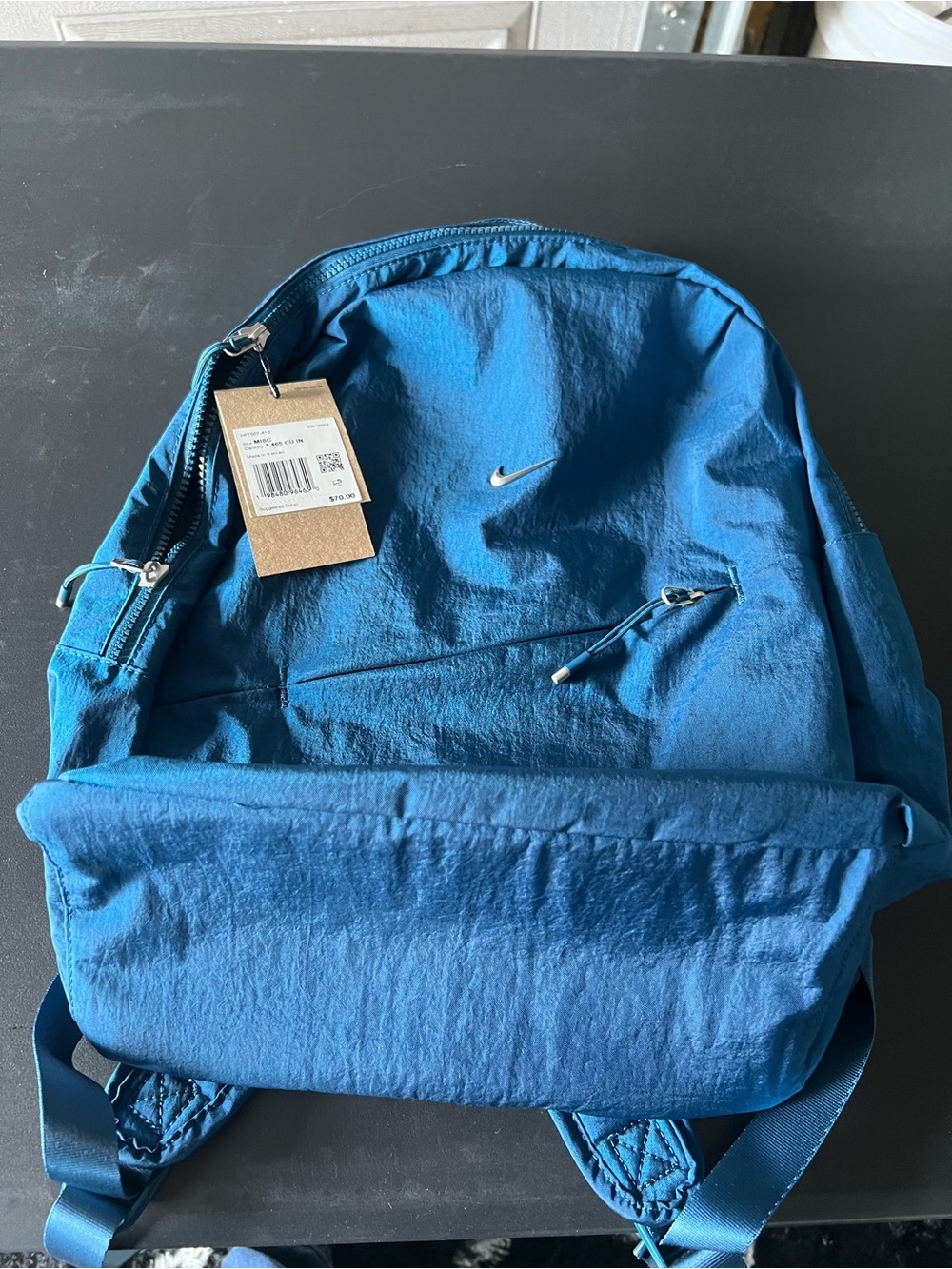 Nike Teal-Blue Minimalist Men's Backpack unisex